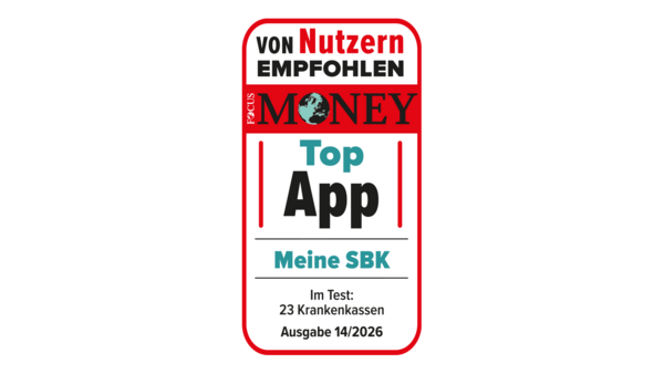 Focus Money Auszeichnung: Meine SBK zum 8. Mal in Folge als „Top App“ ausgezeichnet